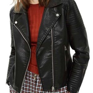 Topshop Rosa Biker Jacket